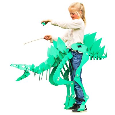Giocattolo per bambini, costruzione indossabile Dinosuit Dinosauro stegosauro