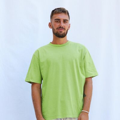 Le T-shirt oversize - Chlorophylle + Réséda (vert pomme)