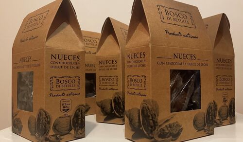 Combo 1. Nuez con conchocolate y dulce de leche. (36x200g)