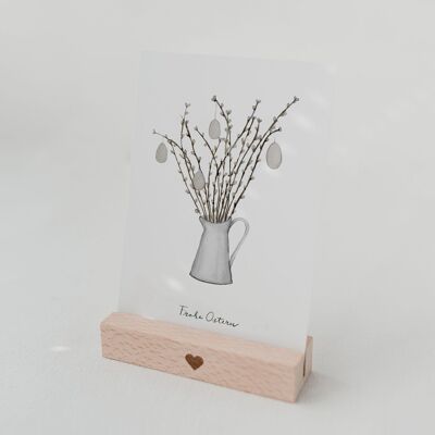 Easter card branches #hand drawn