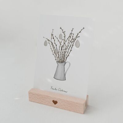 Branches de cartes de Pâques #handdrawn