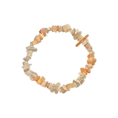 Gemstone Chip Stretch Bracelet Multi Moonstone