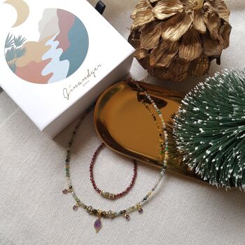 Pack cadeau Noël - parure bracelet Kamala et collier Amalia 2