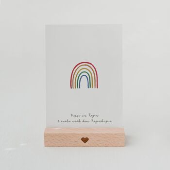 CARTE DE FÉLICITATIONS RAINBOW