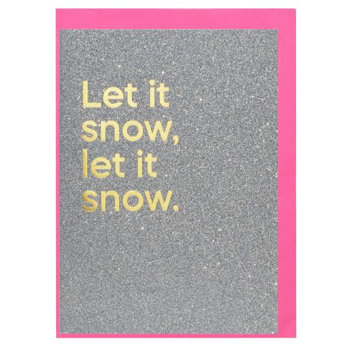 'Let it snow' Streamable song card