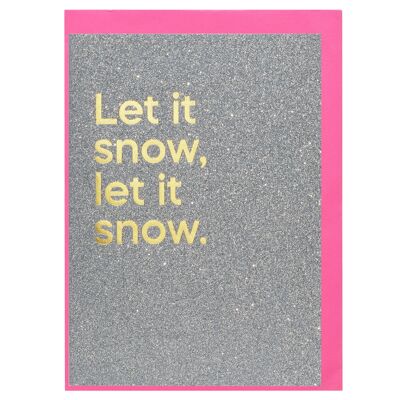 'Let it snow' Songkarte zum Streamen