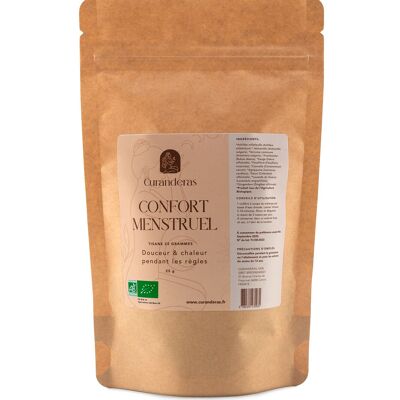 Organic Menstrual Comfort Herbal Tea - Small kraft bag