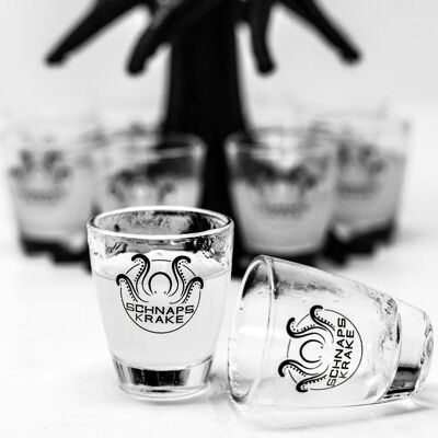 Shot Glasses - Set of 8 with logo