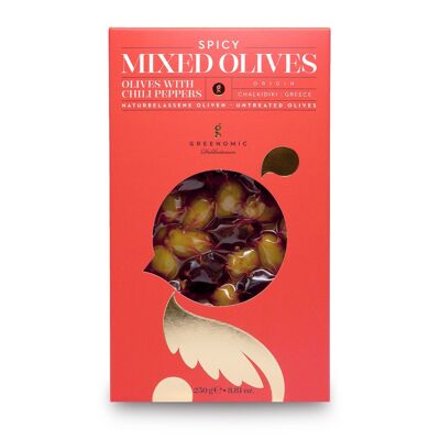 OLIVEN SPICY MIXED OLIVES