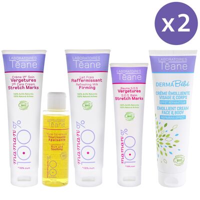 Mini-Implementierung 100 % Mama-Sortiment und Entdeckungsangebot CREME EMOLLIENTE