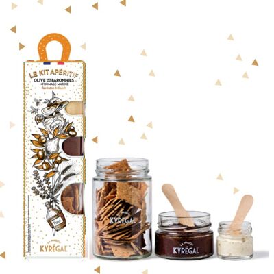 [limited edition] THE APERITIF KIT Olive Baronnies GOLD SNOWFLAKES