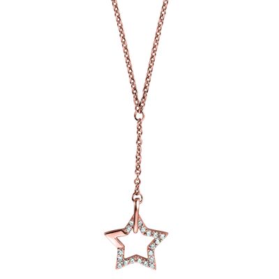 Necklace Vivid Star Rosegold -ESNL00451242