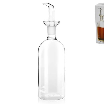 Ampoule cylindrique en borosilicate transparent ml 500