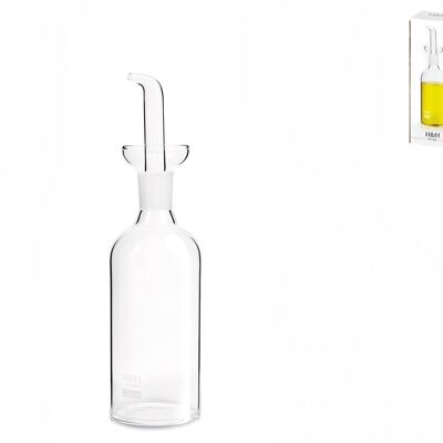 Ampolla cilindrica in vetro borosilicato trasparente ml 250