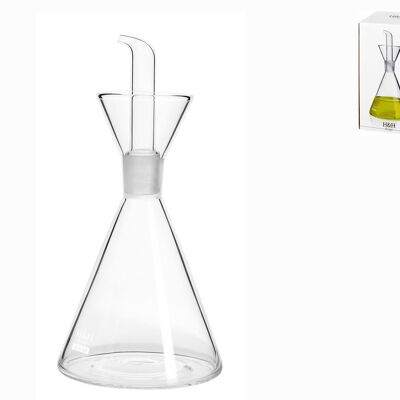 Conical ampoule in transparent borosilicate ml 350