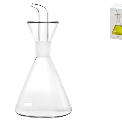 Ampoule conique en borosilicate transparent ml 500