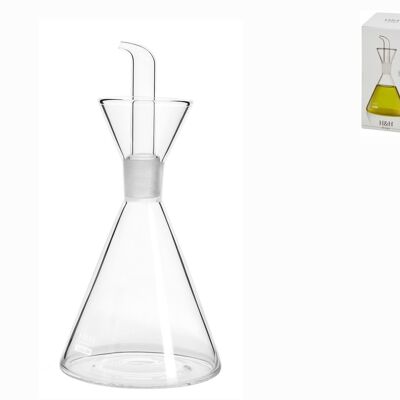 Ampolla conica in vetro borosilicato trasparente ml 250