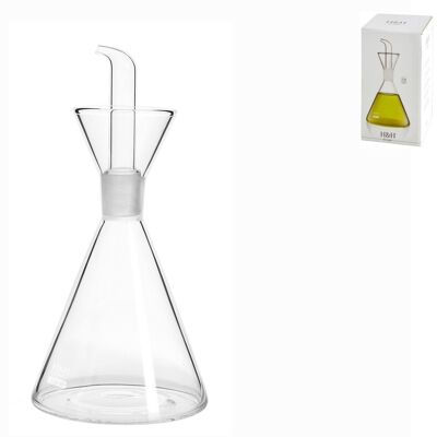 Ampolla conica in vetro borosilicato trasparente ml 250