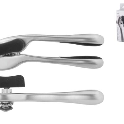 Satin can opener in satin zinc