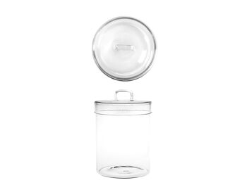 Pot design en borosilicate avec couvercle Lt 0,85 5