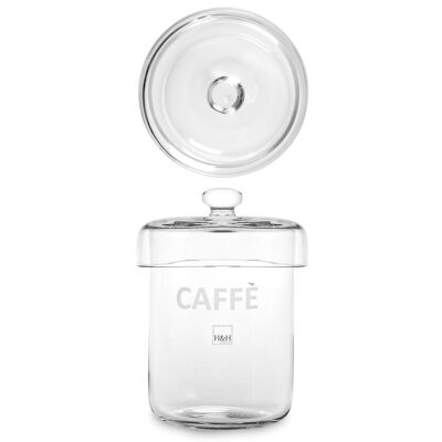 Glass coffee jar cc 800