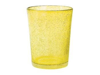 Verre à boire Giada en verre jaune cl 46 1