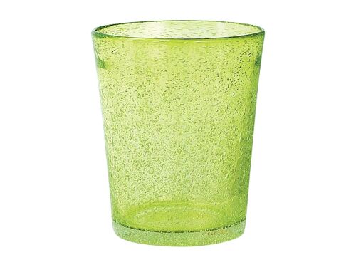 Bicchiere bibita Giada in vetro verde cl 46