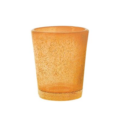 Liqueur glass Giada in light orange glass cl 5