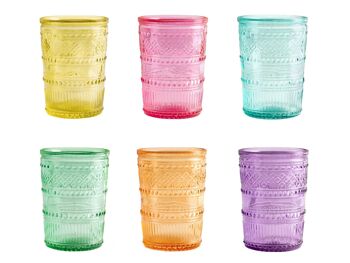 Verre Paloma en verre coloré cl 32, Garanti lave-vaisselle jusqu'à 40 degrés. 6