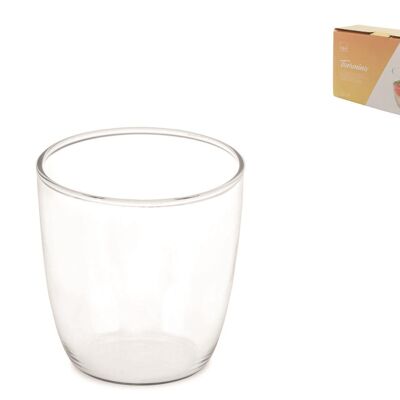 Vaso Taormina de borosilicato transparente cl 22