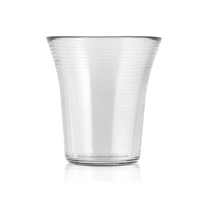 Vaso de mesa Circle en cristal transparente cl 27