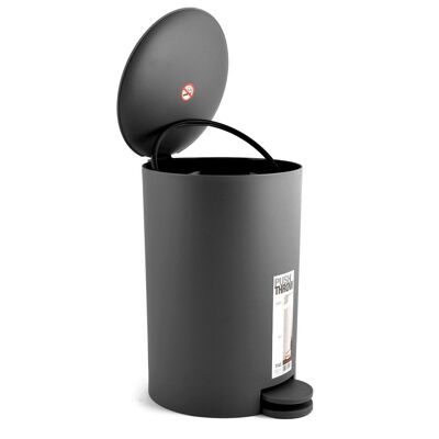 11 Lt Gray Polypropylene Waste Bin