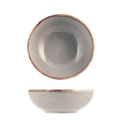 Bolo (Soup Plate) Stoneware Reactive Gray 16.5 cm