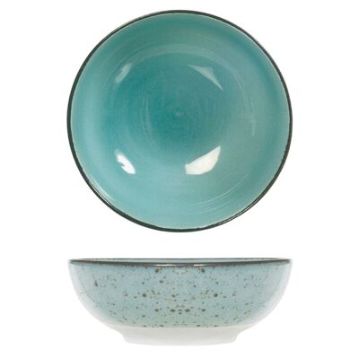 Mimosa bowl in light blue stoneware 16.5 cm