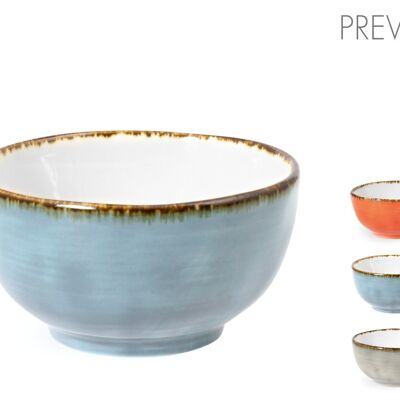 Tuscan bowl in assorted colors porcelain 11.5 cm.