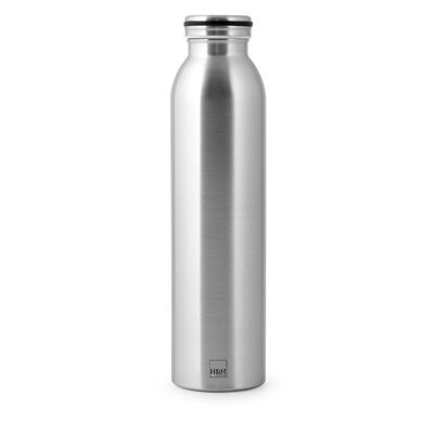 Thermal bottle in stainless steel 18/10 Lt 0.75. It keeps the temperature hot or cold for 12 hours