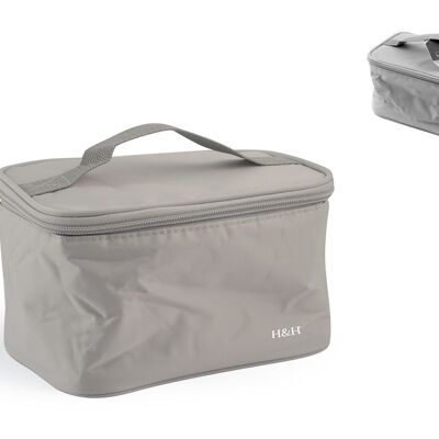 Thermal bag in gray Peva. Produced with quality materials, it guarantees excellent thermal insulation. Content 1.3 liters suitable for picnics, trips and excursions.