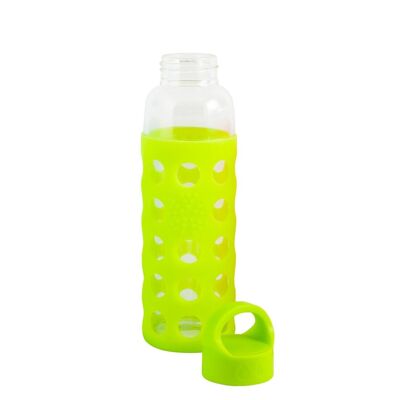 Bottiglia Borosilicato/Silicon Verde Tappo Plastica 0,36 cl