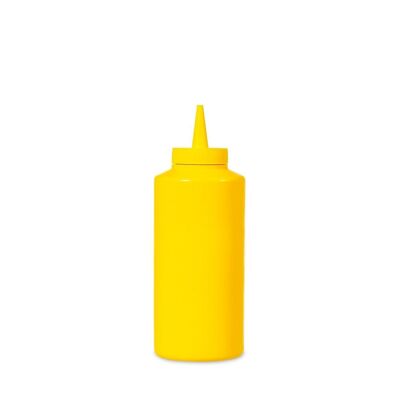 Botella de polietileno amarillo de 0,42 Lt.