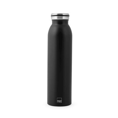 Thermal bottle in 18/10 steel black color 0.60 lt