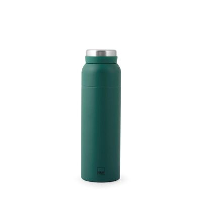 Thermal bottle in 18/10 steel, bottle green color, 0.50 l