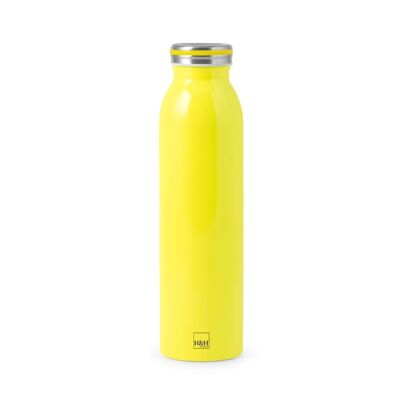 Thermal bottle in 18/10 steel, assorted fluorescent colors, 0.6 lt.