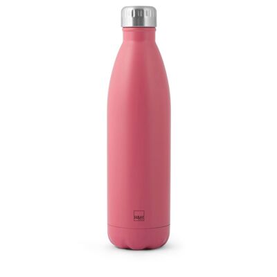 Thermosflasche aus Edelstahl 18/10, Farbe Fuchsia 0,75 lt