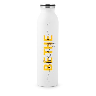 Thermal bottle in 18/10 stainless steel with change decoration 0.75 lt