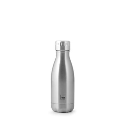 Thermal bottle in stainless steel 18/10 Lt 0,26. Keeps the temperature hot or cold for 6 hours