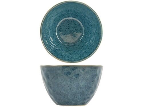 Bowl Mykonos in stoneware blu cm 15,5