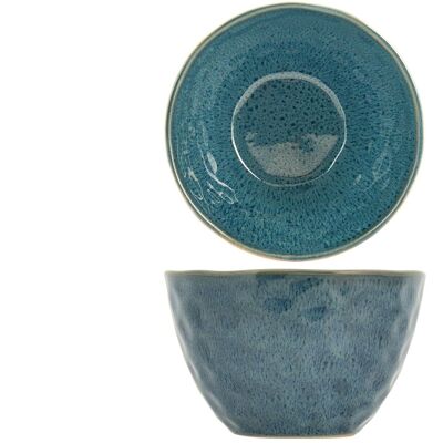 Bowl Mykonos in stoneware blu cm 15,5