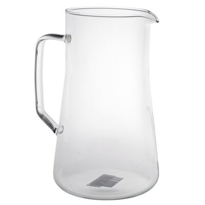 Agra pitcher in borosilicate glass Lt 2,5