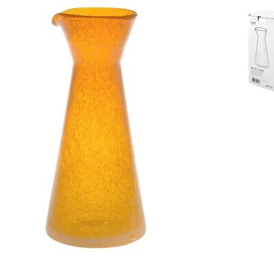 Pichet Jade en verre orange Lt 1