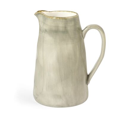 Mediterranean jug in porcelain assorted colors lt 1,5